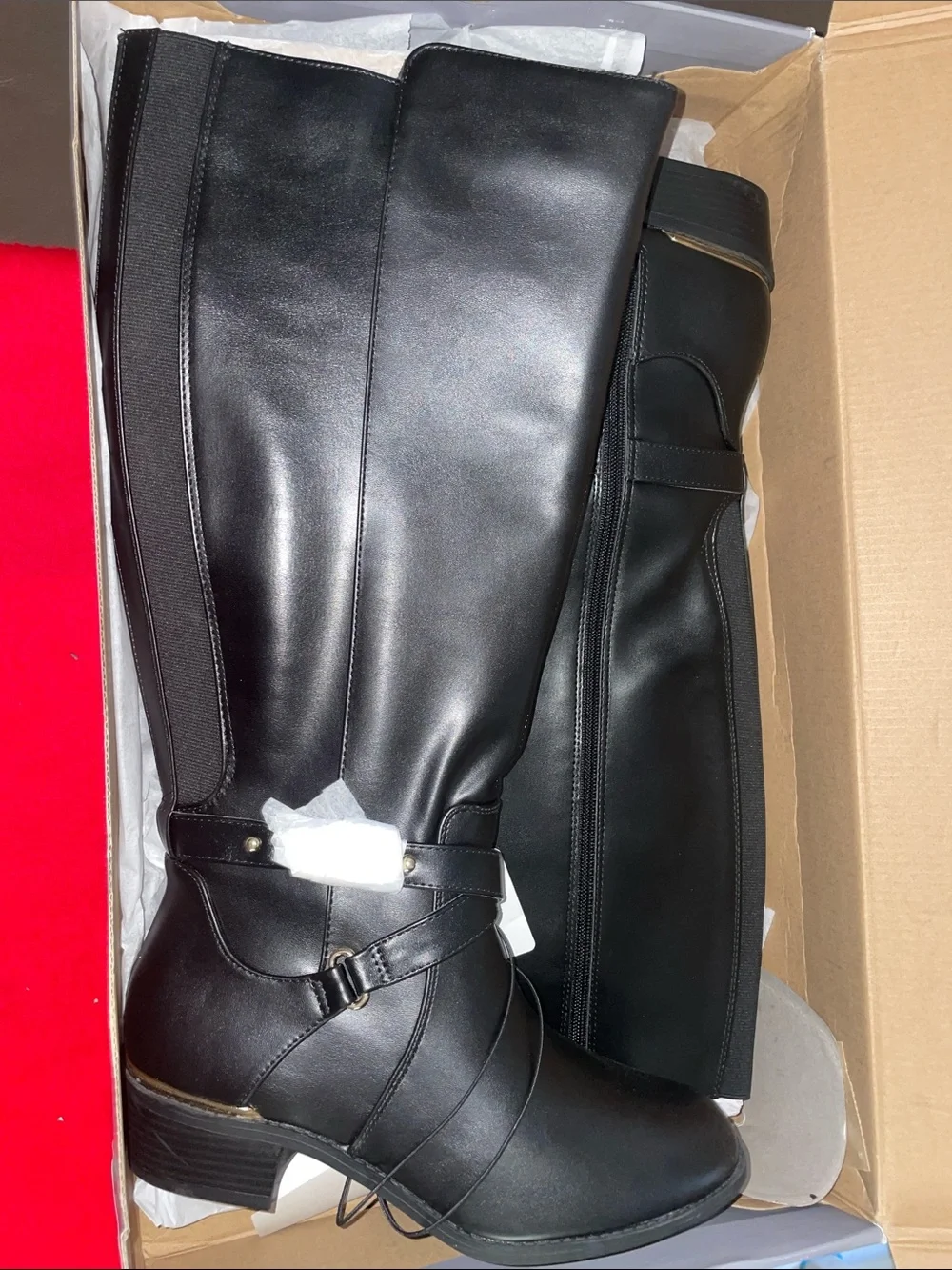 Liz Claiborne Black Over-the-Knee Riding Boots